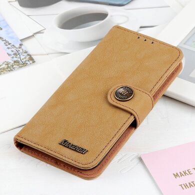 Чехол-книжка KHAZNEH Wallet Cover для Samsung Galaxy A02s (A025) - Khaki