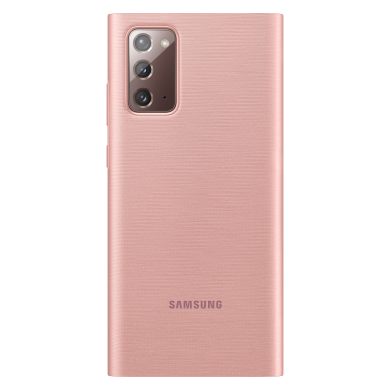 Чехол-книжка LED View Cover для Samsung Galaxy Note 20 (N980) EF-NN980PAEGRU - Copper Brown