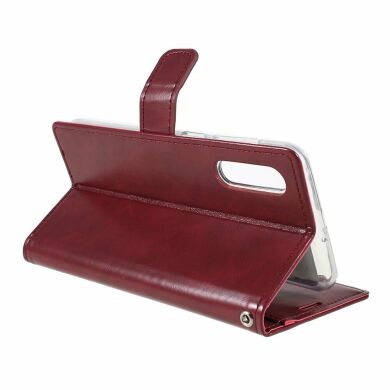 Чохол-книжка MERCURY Classic Wallet для Samsung Galaxy A50 (A505) - Wine Red