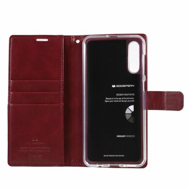 Чохол-книжка MERCURY Classic Wallet для Samsung Galaxy A50 (A505) - Wine Red