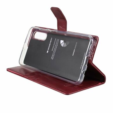 Чохол-книжка MERCURY Classic Wallet для Samsung Galaxy A50 (A505) - Wine Red
