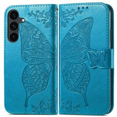 Чохол-книжка з малюнком UniCase Butterfly Pattern для Samsung Galaxy S26 FE - Blue