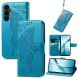 Чохол-книжка з малюнком UniCase Butterfly Pattern для Samsung Galaxy S26 FE - Blue