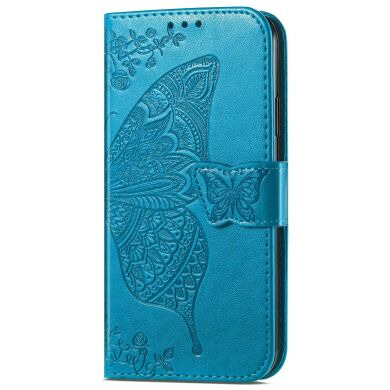 Чохол-книжка з малюнком UniCase Butterfly Pattern для Samsung Galaxy S26 FE - Blue