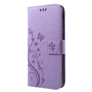Чехол-книжка UniCase Flower Pattern для Samsung Galaxy J6 2018 (J600) - Light Purple