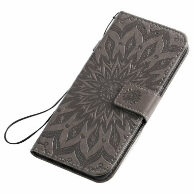 Чехол-книжка UniCase SunFlower Pattern для Samsung Galaxy A10s (A107) - Grey