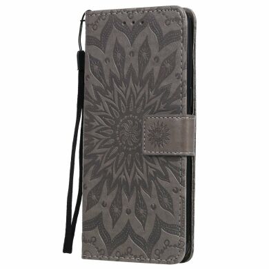 Чехол-книжка UniCase SunFlower Pattern для Samsung Galaxy A10s (A107) - Grey