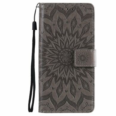 Чехол-книжка UniCase SunFlower Pattern для Samsung Galaxy A10s (A107) - Grey