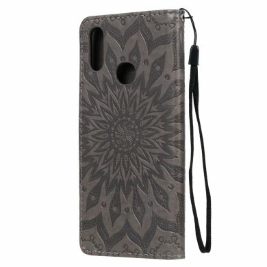 Чехол-книжка UniCase SunFlower Pattern для Samsung Galaxy A10s (A107) - Grey