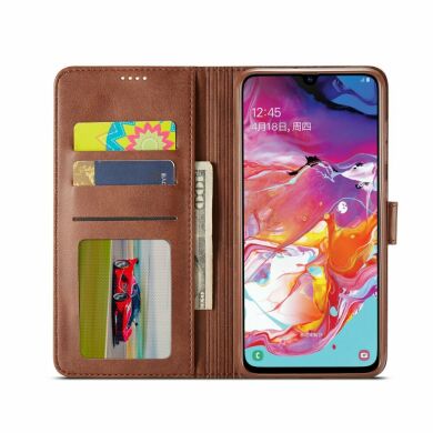 Чохол LC.IMEEKE Wallet Case для Samsung Galaxy A70 (A705) - Coffee