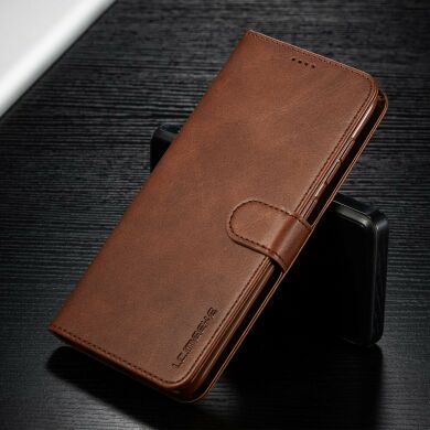 Чехол LC.IMEEKE Wallet Case для Samsung Galaxy A70 (A705) - Coffee