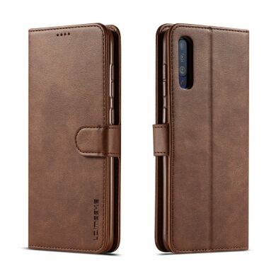 Чохол LC.IMEEKE Wallet Case для Samsung Galaxy A70 (A705) - Coffee