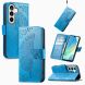 Чохол UniCase Butterfly Pattern для Samsung Galaxy A37 (A376) - Blue