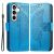 Чехол UniCase Butterfly Pattern для Samsung Galaxy A37 (A376) - Blue