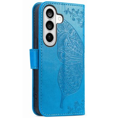 Чохол UniCase Butterfly Pattern для Samsung Galaxy A37 (A376) - Blue