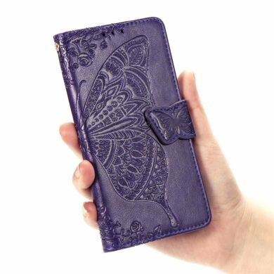 Чехол UniCase Butterfly Pattern для Samsung Galaxy M31 (M315) - Dark Purple