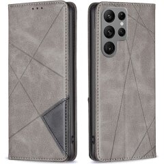 Чехол UniCase Geometric Pattern для Samsung Galaxy S25 Ultra (S938) - Grey