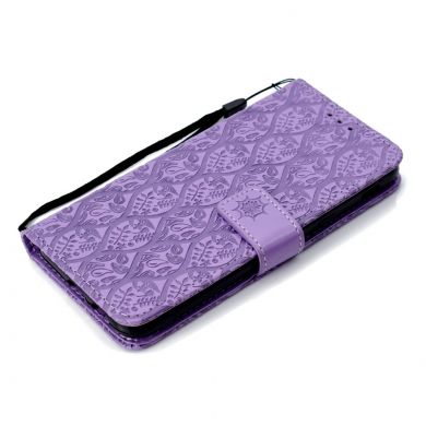 Чехол UniCase Leaf Wallet для Samsung Galaxy A6 2018 (A600) - Purple