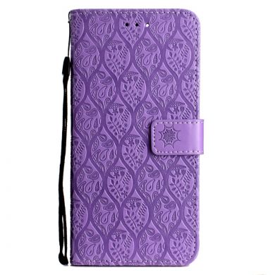 Чехол UniCase Leaf Wallet для Samsung Galaxy A6 2018 (A600) - Purple