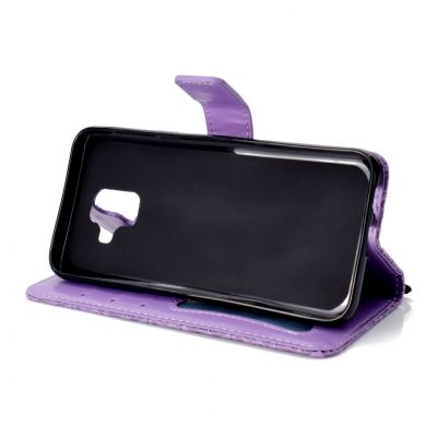Чехол UniCase Leaf Wallet для Samsung Galaxy A6 2018 (A600) - Purple