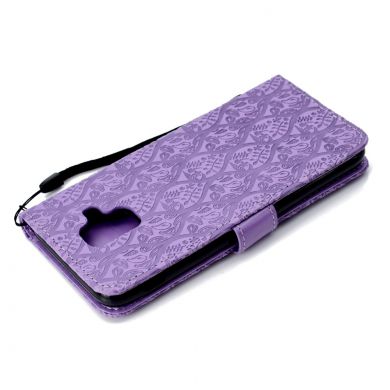 Чехол UniCase Leaf Wallet для Samsung Galaxy A6 2018 (A600) - Purple