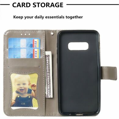 Чехол UniCase Leaf Wallet для Samsung Galaxy S10e (G970) - Grey