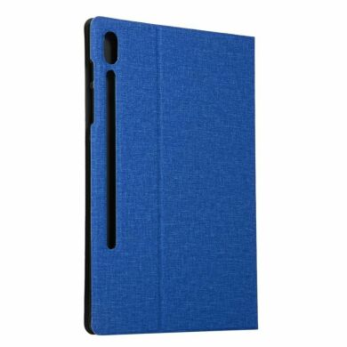 Чехол UniCase Texture Stand для Samsung Galaxy Tab S7 Plus (T970/975) / S8 Plus (T800/806) - Blue