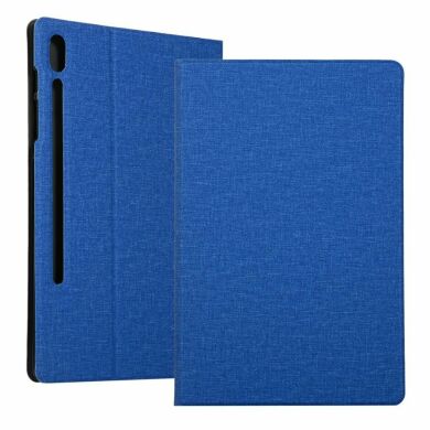 Чехол UniCase Texture Stand для Samsung Galaxy Tab S7 Plus (T970/975) / S8 Plus (T800/806) - Blue