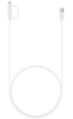 Дата-кабель Samsung Combo Cable (type-c & Micro USB) EP-DG930DWEGRU - White