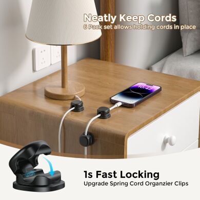 Держатель для кабелей AHASTYLE WG178 Mechanical Keycap Design - Transparent