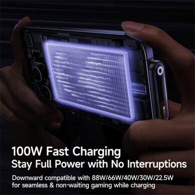 Кабель Baseus MVP3 Type-C to Type-C (100W, 1m) - Black