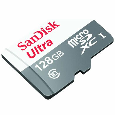 Карта памяти SanDisk microSDXC 128GB Ultra C10 UHS-I R100MB/s