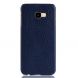 Пластиковый чехол Deexe Croco Style для Samsung Galaxy J4+ (J415) - Dark Blue. Фото 2 из 4