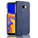 Пластиковый чехол Deexe Croco Style для Samsung Galaxy J4+ (J415) - Dark Blue. Фото 1 из 4