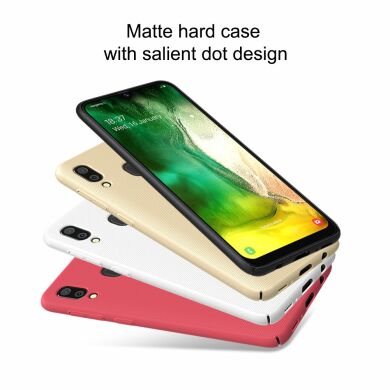 Пластиковый чехол NILLKIN Frosted Shield для Samsung Galaxy A30 (A305) - Red