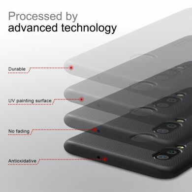 Пластиковый чехол NILLKIN Frosted Shield для Samsung Galaxy A30 (A305) - Red