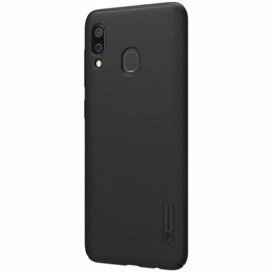 Пластиковый чехол NILLKIN Frosted Shield для Samsung Galaxy A30 (A305) - Black