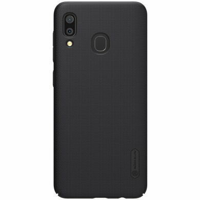 Пластиковый чехол NILLKIN Frosted Shield для Samsung Galaxy A30 (A305) - Black