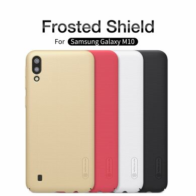 Пластиковый чехол NILLKIN Frosted Shield для Samsung Galaxy M10 (M105) - White