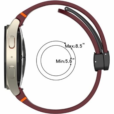 Ремешок Deexe Astra Strap для Samsung Galaxy Watch 4 / 4 Classic / 5 / 5 Pro / 6 / 6 Classic / 7 / FE - Purple