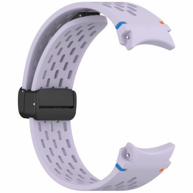 Ремешок Deexe Astra Strap для Samsung Galaxy Watch 4 / 4 Classic / 5 / 5 Pro / 6 / 6 Classic / 7 / FE - Purple