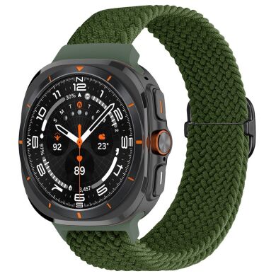 Ремінець Deexe Braided Strap для Samsung Galaxy Watch Ultra (47mm) - Green