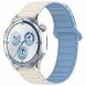 Ремешок Deexe Flexible Fit для часов с шириной крепления 20 мм - White / Blue. Фото 2 из 9