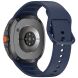 Ремешок Deexe Silicone Band для Samsung Galaxy Watch 8 (40/44mm) / 8 Classic - Midnight Blue. Фото 1 из 7