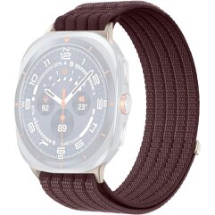 Ремешок Deexe Soft Weave для Samsung Galaxy Watch Ultra (47mm) / Ultra (2025) - Plum