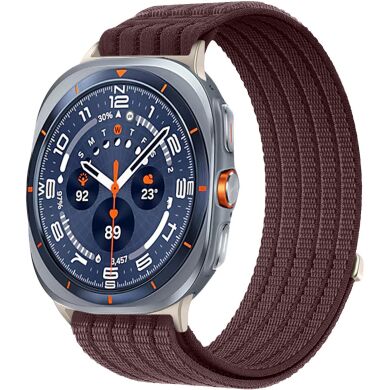 Ремешок Deexe Soft Weave для Samsung Galaxy Watch Ultra (47mm) / Ultra (2025) - Plum