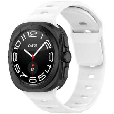 Ремешок Deexe Sport Series для Samsung Galaxy Watch Ultra (47mm) - White