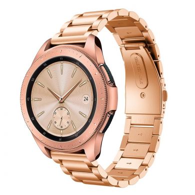 Ремінець Deexe Stainless Steel для Samsung Galaxy Watch 42mm / Watch 3 41mm - Rose Gold