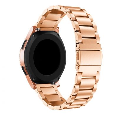 Ремешок Deexe Stainless Steel для Samsung Galaxy Watch 42mm / Watch 3 41mm - Rose Gold