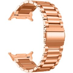 Ремешок Deexe Stainless Steel для Samsung Galaxy Watch 8 (40/44mm) / 8 Classic / Ultra (2025) - Rose Gold